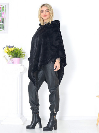 Poncho din Blana Irisha DT06602-09