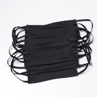 Set 15 Bucati de Masca Faciala Bumbac si TNT Black 2