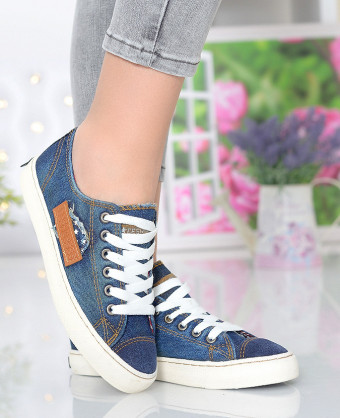 Tenisi Dama Jeans Dark Blue