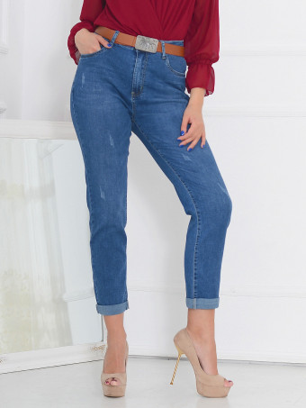 Pantaloni Dama Jeans Masura Mare ZL6602