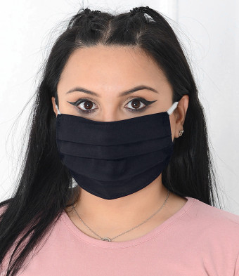 Set 15 Bucati de Masca Faciala Bumbac si TNT Black 2