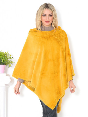 Poncho din Blana Irisha DT06602-03