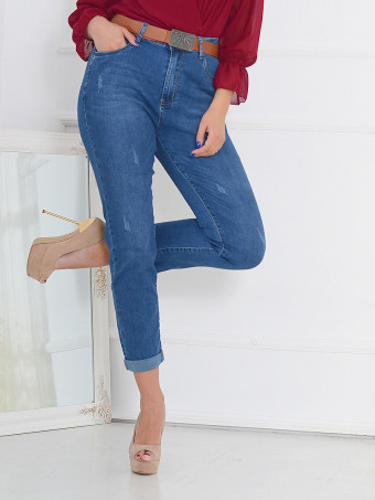Pantaloni Dama Jeans Masura Mare ZL6602