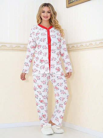 Pijama Dama Masura Mare Floris 11