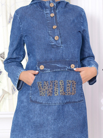Rochie Jeans Masura Mare Ella 196-01