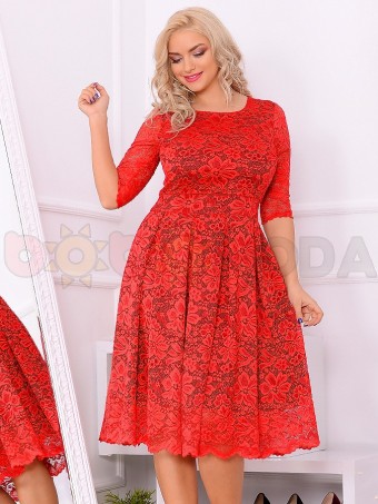 Rochie De Ocazie Miss Elaine Red 02