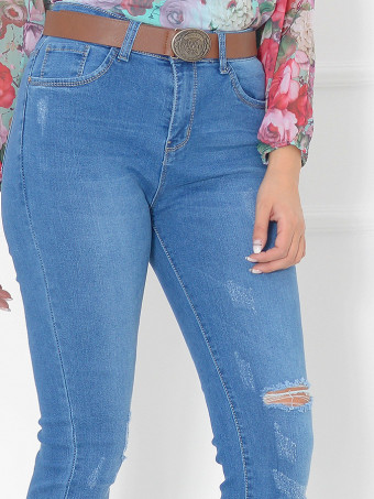 Pantaloni Jeans Masura Mare W9758