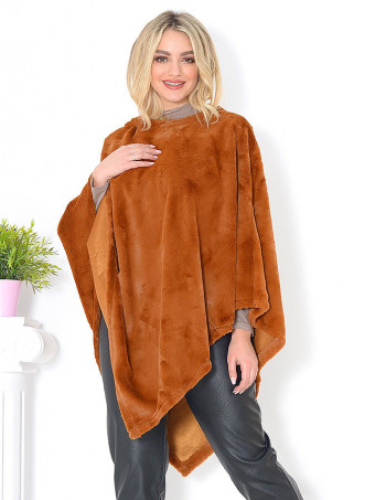 Poncho din Blana Irisha DT06602-06