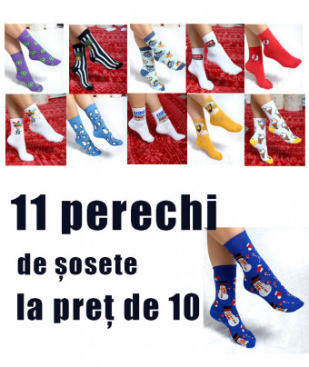 Set de 11 perechi de Sosete la pret de 10