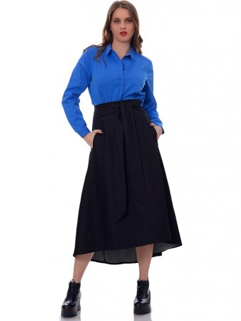 Fusta Jeans Maxi 03