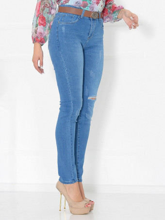 Pantaloni Jeans Masura Mare W9758