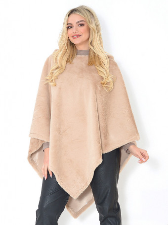 Poncho din Blana Irisha DT06602-04