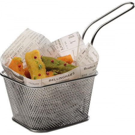 Cos mini-fry din inox, 10x8.5 cm