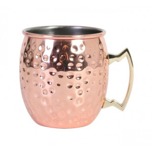 Cana inox aspect cupru, 500 ml