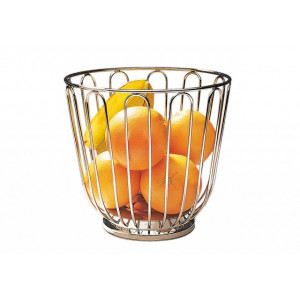 Cos fructe inox, pentru bar Ø 21,5 cm, H=20,5 cm