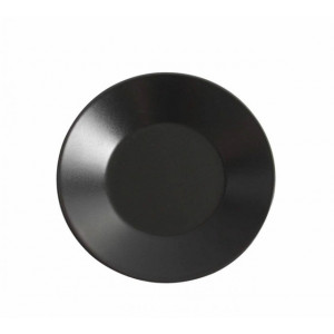 Reserve: farfurie desert stoneware 21 cm, culoare neagra