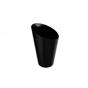 Set 24 pahare desert plastic unica folosinta, 75 cc - Bamboo, negre