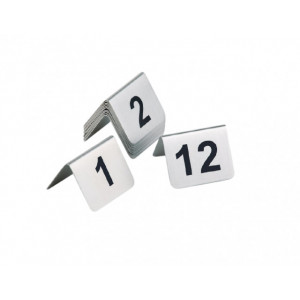 Set numere masa din inox 1-12