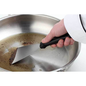 Spatula triunghiulara din inox 12x10 cm