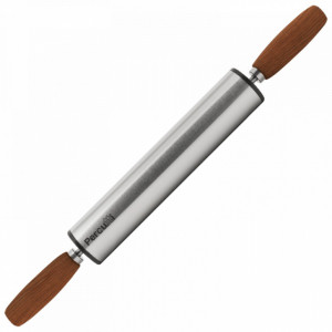 Sucitor inox cu manere din lemn Percutti - 46.5 cm