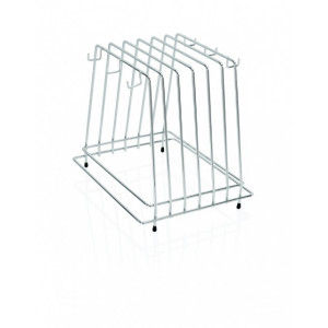 Suport inox cu picioare anti-alunecare, pentru 6 blaturi