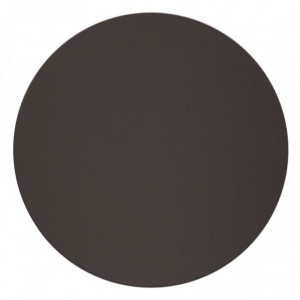 Napron din piele, diametru 34 cm-negru