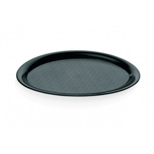 Tava ovala din polipropilena neagra, 26.5x19 cm