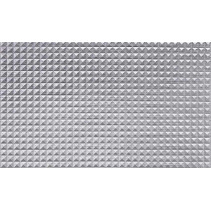 Suport farfurii din PVC 38x27 cm argintiu