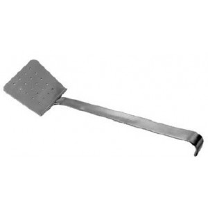 Paleta perforata mare din inox, L=46 cm