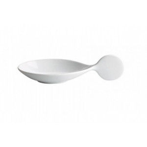 Set 12x Lingura monoportii din portelan Ramses 10x4x3 cm