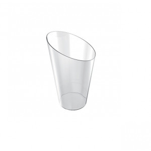 Set 24 pahare desert plastic unica folosinta, 75 cc - Bamboo