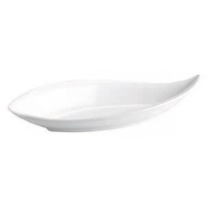 Tavita/bol portelan Leaf, 15x7 cm