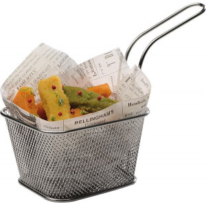Cos mini-fry din inox, 10x8.5 cm