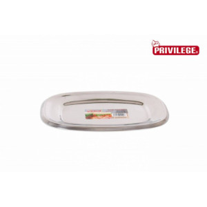 Tava servire din inox, 26x18.5 cm