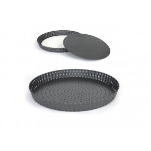 Forma rotunda perforata pentru cuptor, demontabila , diametru 24 cm