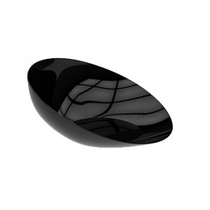 Set 24 boluri plastic unica folosinta, 9 cm - negre