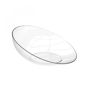 Set 24 boluri plastic unica folosinta, 9 cm - transparente