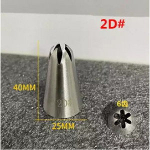 Dui inox model 2D#, 40x25 mm