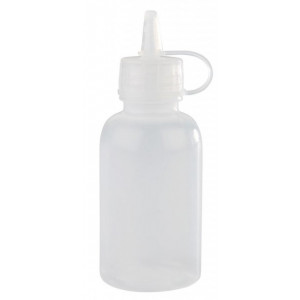 Set 4 mini flacoane PE pentru decorat, 50 ml