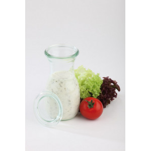 Set 6 sticle cu capac pentru sucuri/dressinguri, 250 ml