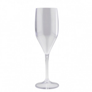 Set 6x Pahar flute plastic SAN transparent, 150 cc