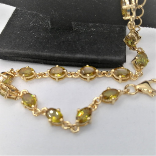 Bratara Nicole -argint placat cu aur si nano zultanit VB032687