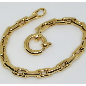 Bratara impletita -argint placat cu aur-BRST0196PLGIA
