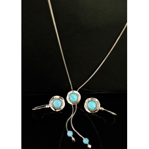 Set argint opal NE10788