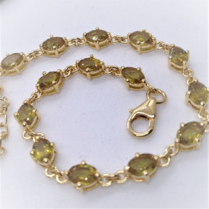 Bratara Nicole -argint placat cu aur si nano zultanit VB032687
