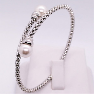 Bratara argint -TOSCANA-reglabila prin elasticitate-BRST8853RHPBI
