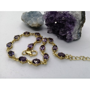 Bratara Nicole -argint placat cu aur si Alexandrit VB032687