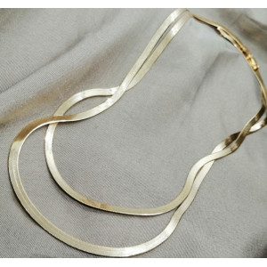 Coliere suprapuse- CARRARA-argint placat cu aur galben-N-SETS0071AG2FI