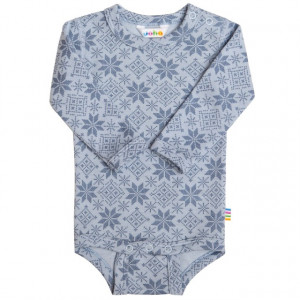 Body Joha lână merinos - Snow Crystal Soft Blue, marimea 60