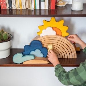 Building Set Wheather (Set de construit: Vremea) - Grimm's Spiel und Holz Design
